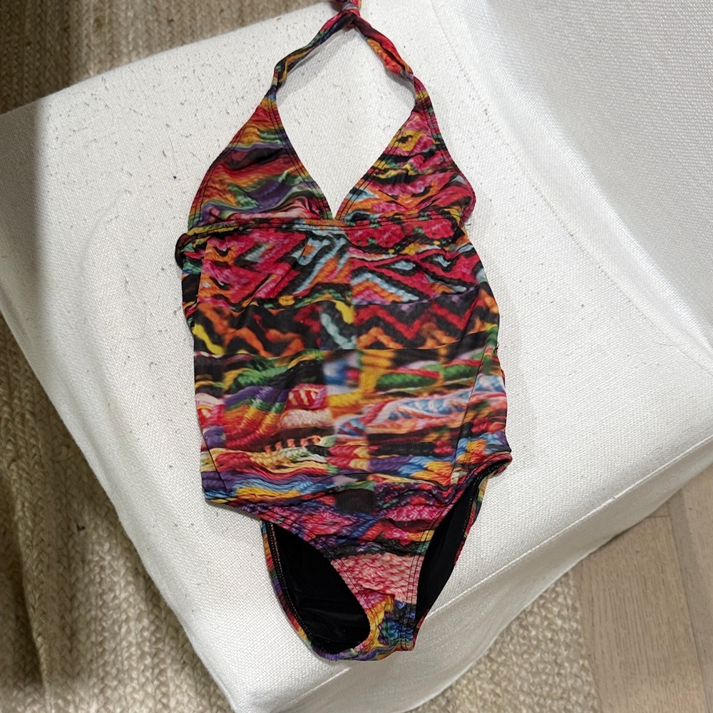 Zara Terez Girls Multicolor Tropical Wave One-Piece Swimsuit